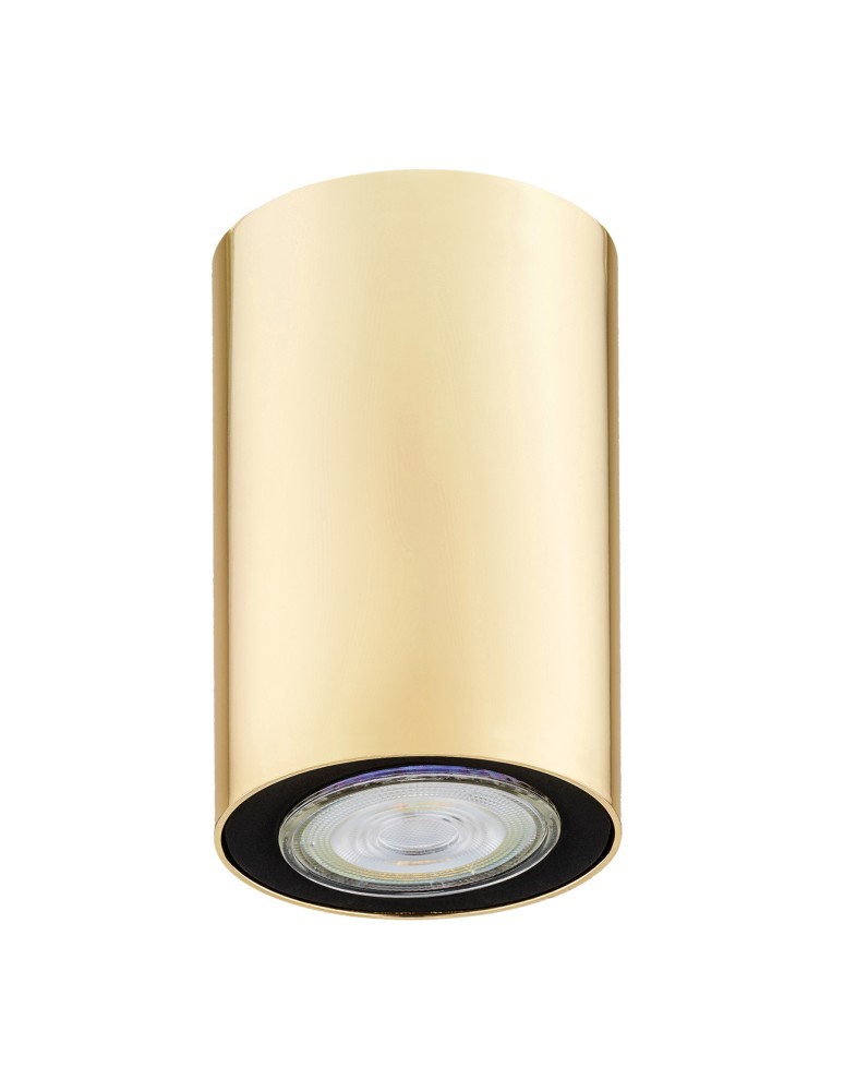 Gold ceiling fixtures - Argon TYBER PLUS plafond 1 fl. 1x5W (max) brass 4759 - product kolory-swiatla.pl 2