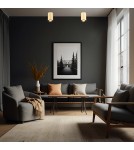 Gold ceiling fixtures - Argon TYBER PLUS plafond 1 fl. 1x5W (max) brass 4759 - product 3