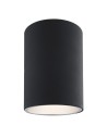 Argon TYBER plafond 1 fl. round 1x15W (max) black structure 474