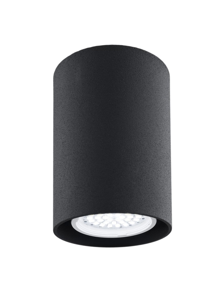 Round ceiling luminaires - Argon TYBER plafond 1 fl. round 1x5W (max) black structure 3118 - product kolory-swiatla.pl 1