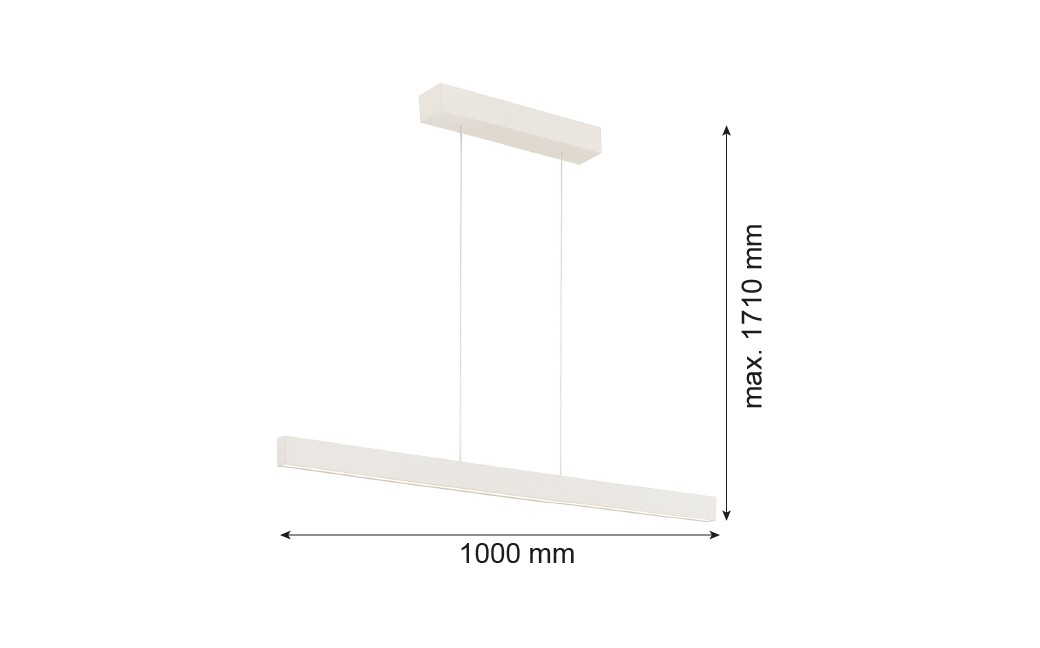 Argon BALANS lampa wisząca 1 pł. 1x35W kremowy biały 8302