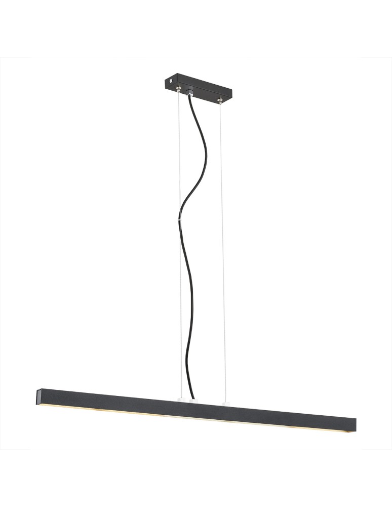 Pendant lamps over desk - Argon VERMONT pendant lamp 1x18W black structure 3951 - product kolory-swiatla.pl 1