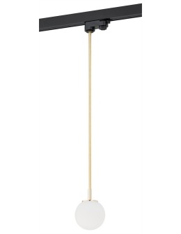 Argon BANG zwis 1 pł. 1x6W (max) opal mat mosiądz 4308