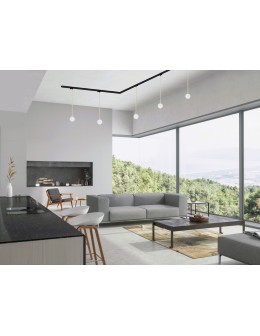 Argon BANG zwis 1 pł. 1x6W (max) opal mat mosiądz 4308 - produkt 2