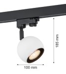 Lamps for 3-phase busbars - Argon MURI spotlight 1 pł. 1x5W (max) white structure black 4377 - product 2