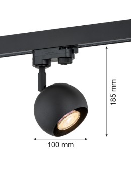 Argon MURI reflektor 1 pł. 1x5W (max) czarny struktura czarny 4379 - produkt 2