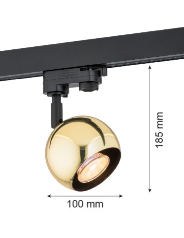 Argon MURI reflektor 1 pł. 1x5W (max) mosiądz czarny 4378 - produkt 2