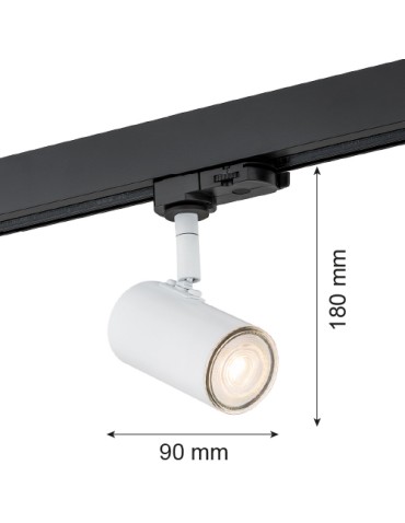 Argon HORTA reflektor 1 pł. 1x5W (max) biały struktura czarny 4327 - produkt 2