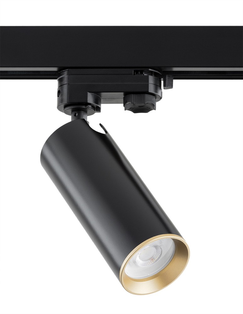 Lamps for 3-phase busbars - Argon TORELLO spotlight 1 fl., for T-RACK busbar 1x5W (max) black 8337 - product kolory-swiatla.pl 2