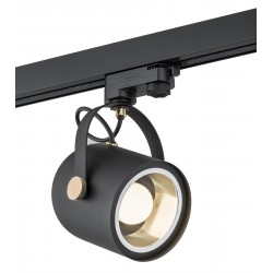 Argon NET reflektor 1 pł. 1x15W (max) czarny struktura elementy mosiądzowane 4311