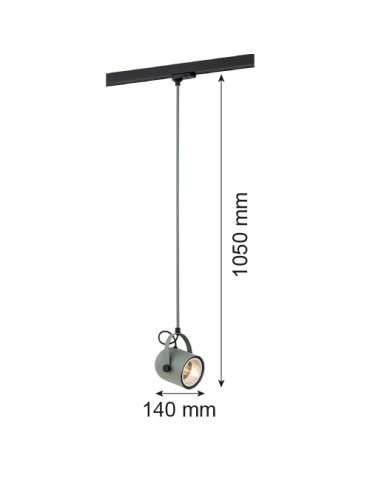 Argon NET 1 pł. pendant 1x15W (max) sage structure black structure 4313 - product 2