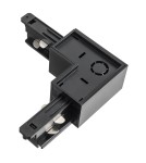 Accessories for 3 phase busbars - Argon ARGON T-RACK SYSTEM L LEFT LANGER (right angle) black 4367 - product 1