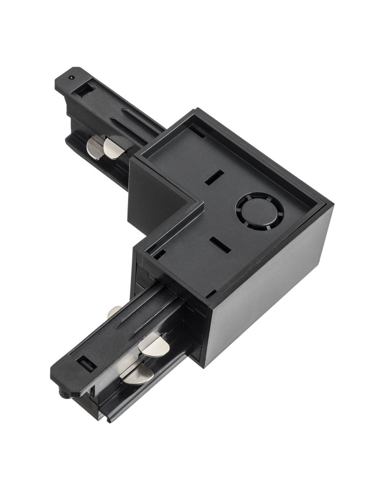 Accessories for 3 phase busbars - Argon ARGON T-RACK SYSTEM L LEFT LANGER (right angle) black 4367 - product kolory-swiatla.pl 1