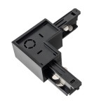 Accessories for 3 phase busbars - Argon ARGON T-RACK SYSTEM L RIGHT LANGER (right angle) black 4670 - product 1