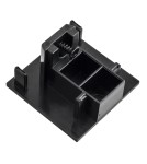 Accessories for 3 phase busbars - Argon ARGON T-RACK SYSTEM END - cap end / end cap black 4369 - product 1