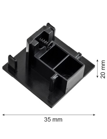 Argon ARGON T-RACK SYSTEM END - cap end / end cap black 4369 - product 2