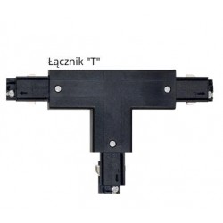 Argon T-RACK łącznik typu "T" czarny 8040
