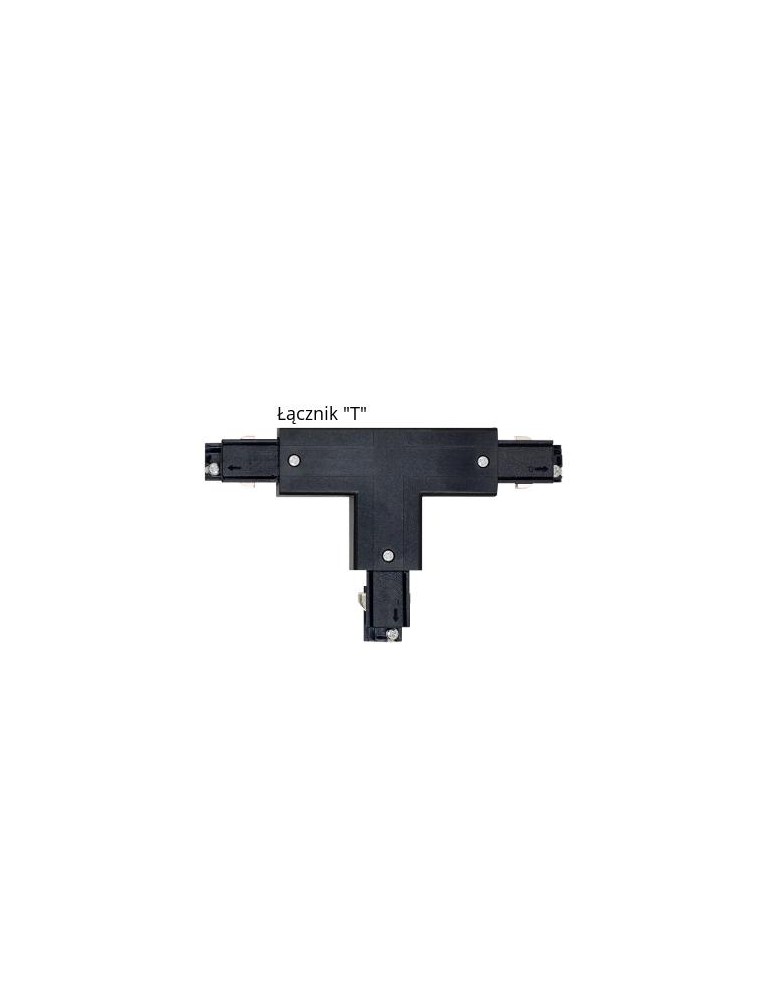 Accessories for 3 phase busbars - Argon T-RACK connector type "T" black 8040 - product kolory-swiatla.pl 1