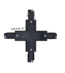 Accessories for 3 phase busbars - Argon T-RACK connector type "X" black 8041 - product 1