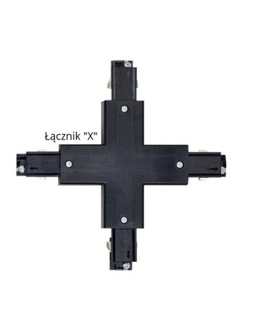 Argon T-RACK connector type "X" black 8041