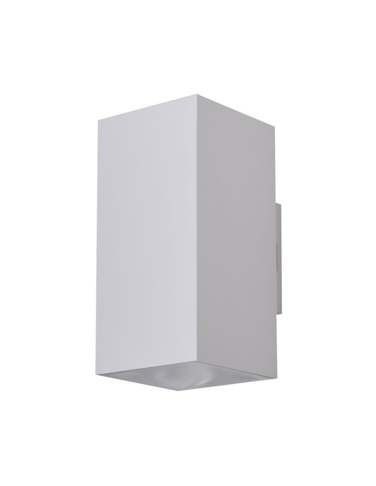 Outdoor wall lamps - Azzardo ROLAND 2 SQ WALL IP65 WH Outdoor wall lamp AZ5232 - product kolory-swiatla.pl 1