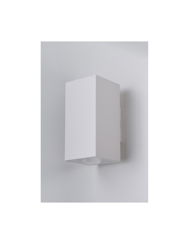Outdoor wall lamps - Azzardo ROLAND 2 SQ WALL IP65 WH Outdoor wall lamp AZ5232 - product kolory-swiatla.pl 3