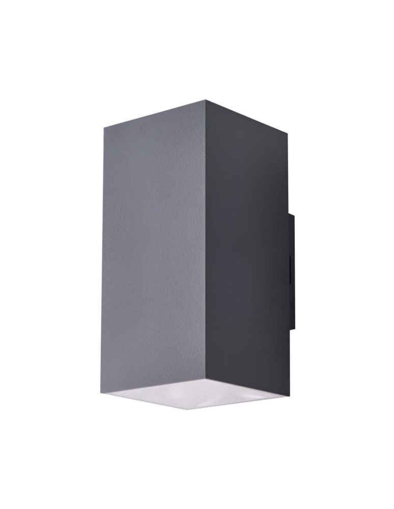 Outdoor wall lamps - Azzardo ROLAND 2 SQ WALL IP65 DGR Outdoor wall lamp AZ5231 - product kolory-swiatla.pl 1