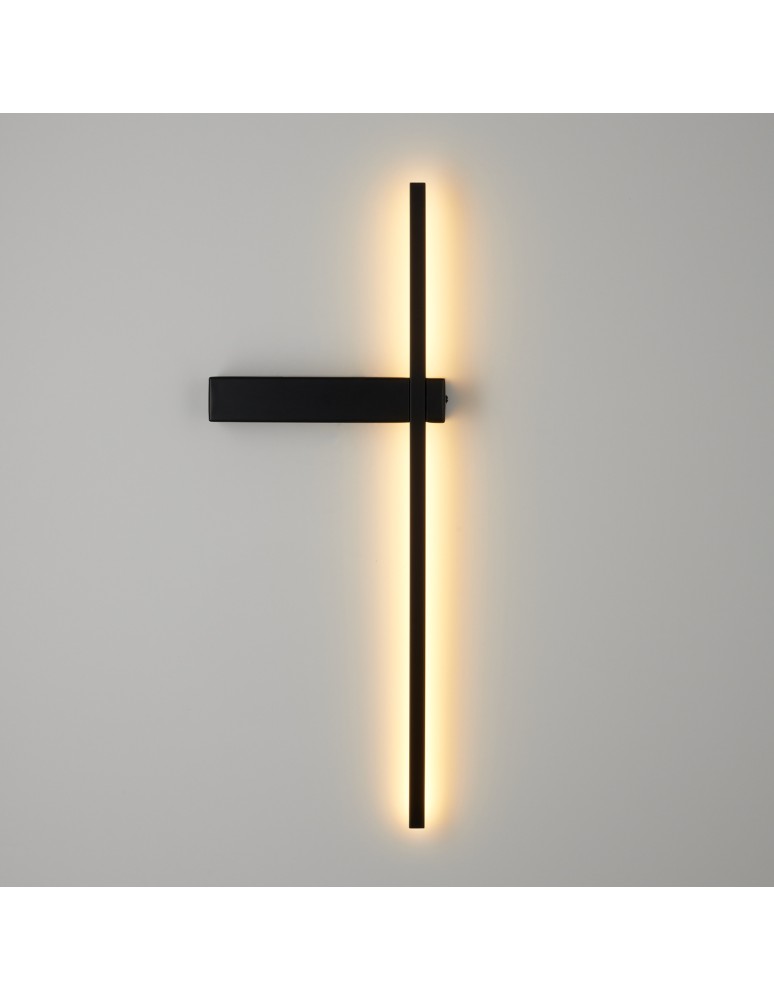 Modern wall lamps -  Step Into Design SOUL LED wall lamp black 60 cm SP-MD1022S-BLACK - product kolory-swiatla.pl 4