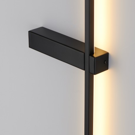  Step Into Design Lampa ścienna SOUL LED czarna 90 cm SP-MD1022M-BLACK