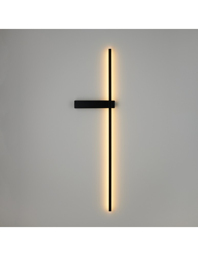 Modern wall lamps -  Step Into Design SOUL LED wall lamp black 90 cm SP-MD1022M-BLACK - product kolory-swiatla.pl 10