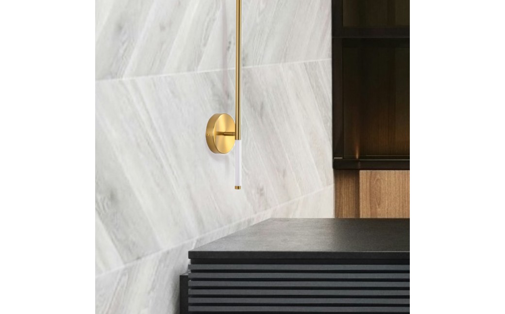  Step Into Design Lampa ścienna FRESCO LED złota 65 cm ST-MD1024S