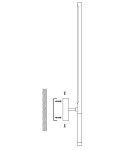 Modern wall lamps -  Step Into Design FRESCO LED gold wall lamp 95 cm ST-MD1024M - product 8