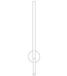 Modern wall lamps -  Step Into Design FRESCO LED gold wall lamp 95 cm ST-MD1024M - product 9