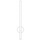  Step Into Design Lampa ścienna FRESCO LED złota 95 cm ST-MD1024M