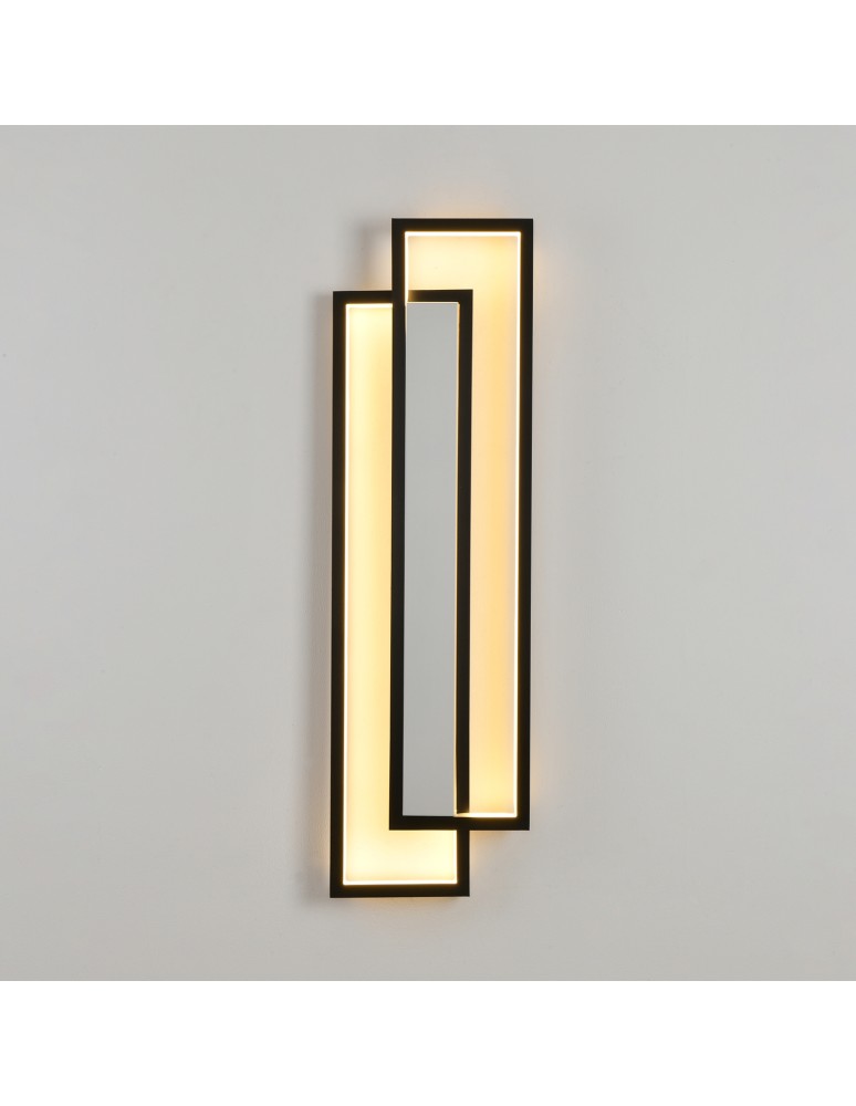 Modern wall lamps -  Step Into Design SYMMETRY-100 LED wall lamp black 100 cm ST-MD1027S - product kolory-swiatla.pl 2
