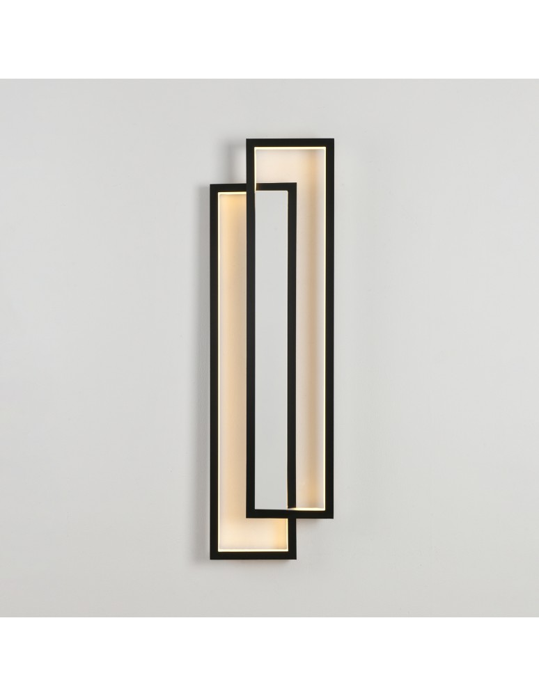 Modern wall lamps -  Step Into Design SYMMETRY-100 LED wall lamp black 100 cm ST-MD1027S - product kolory-swiatla.pl 7