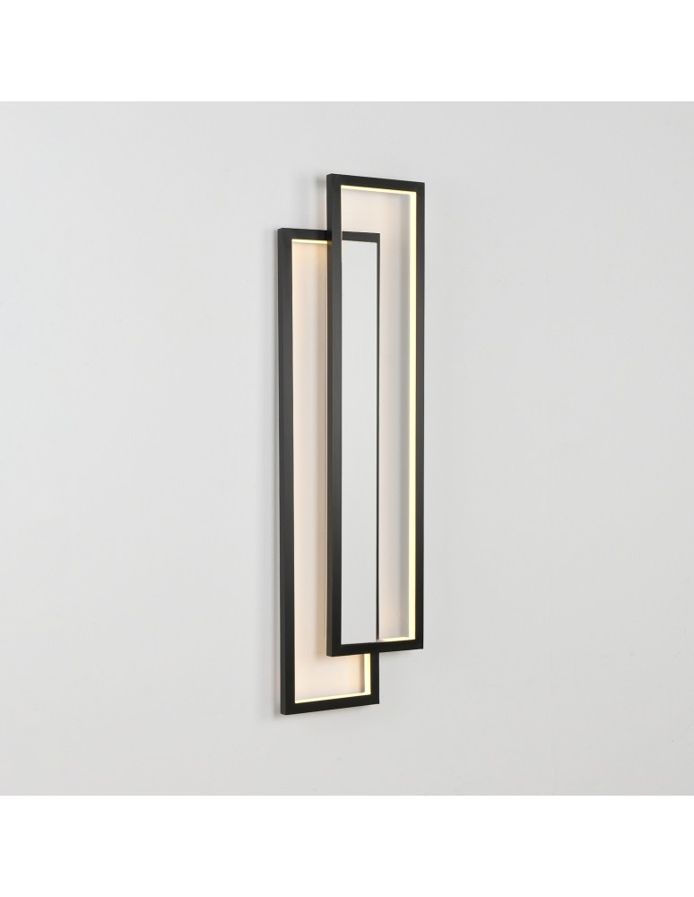 Modern wall lamps -  Step Into Design SYMMETRY-100 LED wall lamp black 100 cm ST-MD1027S - product kolory-swiatla.pl 8