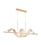 Pendant lamps over the island -  Step Into Design RITZ LED pendant lamp gold 150 cm ST-MD2405161 - product 1