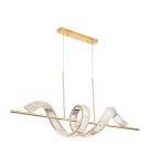 Pendant lamps over the island -  Step Into Design RITZ LED pendant lamp gold 150 cm ST-MD2405161 - product 2