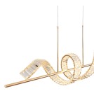 Pendant lamps over the island -  Step Into Design RITZ LED pendant lamp gold 150 cm ST-MD2405161 - product 6