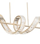 Pendant lamps over the island -  Step Into Design RITZ LED pendant lamp gold 150 cm ST-MD2405161 - product 7