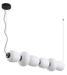 Pendant lamps over the island -  Step Into Design BRILLA-6 LED pendant lamp white and black 125 cm ST-CP241210-6L BLACK WHITE - product 2