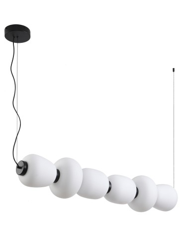  Step Into Design BRILLA-6 LED pendant lamp white and black 125 cm ST-CP241210-6L BLACK WHITE - product 2