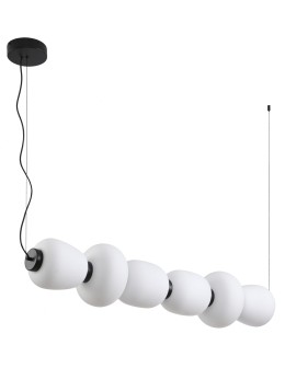  Step Into Design Lampa wisząca BRILLA-6 LED biało-czarna 125 cm ST-CP241210-6L BLACK WHITE - produkt 2