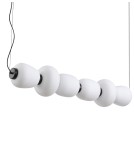Pendant lamps over the island -  Step Into Design BRILLA-6 LED pendant lamp white and black 125 cm ST-CP241210-6L BLACK WHITE - product 7