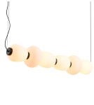 Pendant lamps over the island -  Step Into Design BRILLA-6 LED pendant lamp white and black 125 cm ST-CP241210-6L BLACK WHITE - product 8