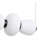 Pendant lamps over the island -  Step Into Design BRILLA-6 LED pendant lamp white and black 125 cm ST-CP241210-6L BLACK WHITE - product 11