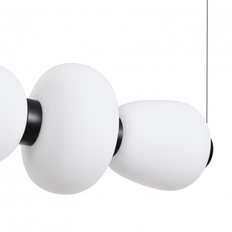  Step Into Design Lampa wisząca BRILLA-6 LED biało-czarna 125 cm ST-CP241210-6L BLACK WHITE