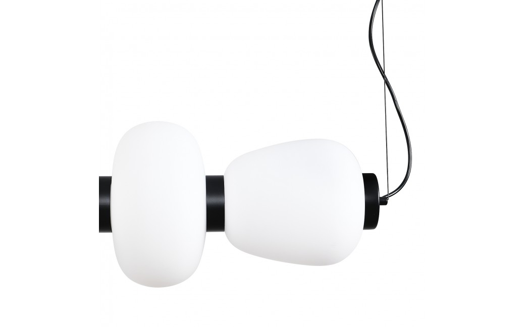  Step Into Design Lampa wisząca BRILLA-6 LED biało-czarna 125 cm ST-CP241210-6L BLACK WHITE