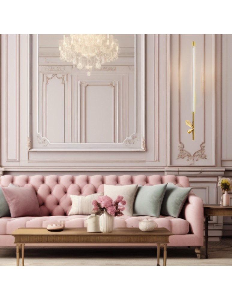 Designer wall lamps -  Step Into Design FLORENCE LED wall lamp gold 86 cm ST-9515 GOLD - product kolory-swiatla.pl 12